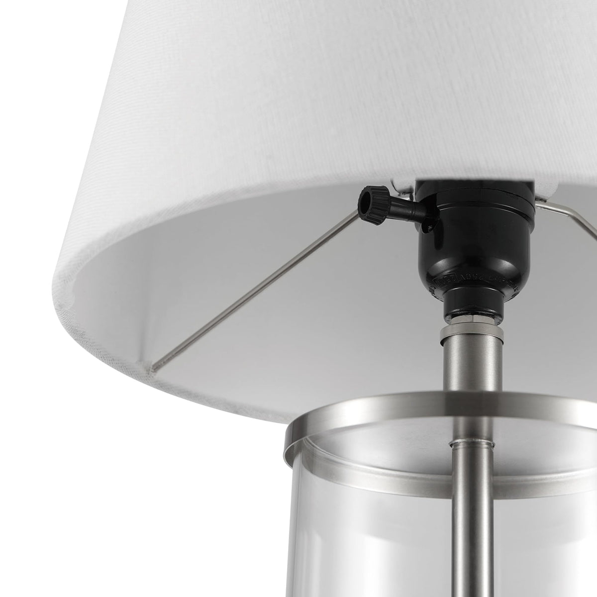 Globe Electric Maya table lamp on a stylish dresser