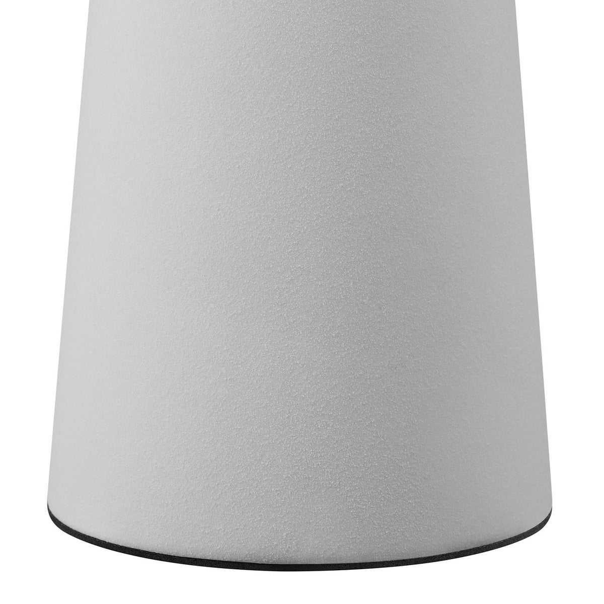 Novogratz ceramic matte cream finish on Globe Electric lamp adds modern warmth.