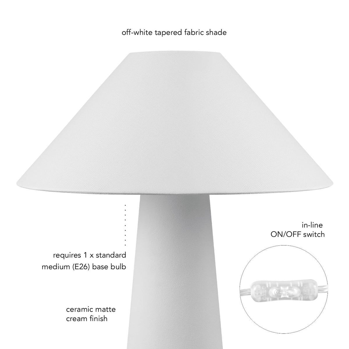 Globe Electric Novogratz lamp serves as an elegant home office accent light.