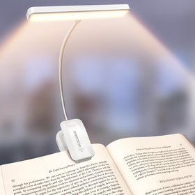 Glocusent 26 LED book light with wide head for shadow-free bedtime reading