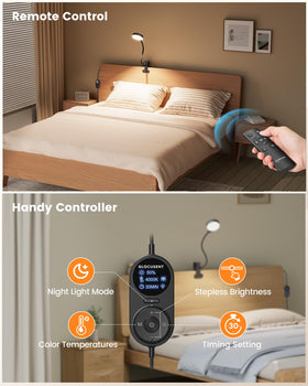 Three color modes dial lets you tailor light for tasks.