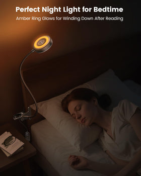 Five brightness levels provide customizable intensity for reading or crafts.