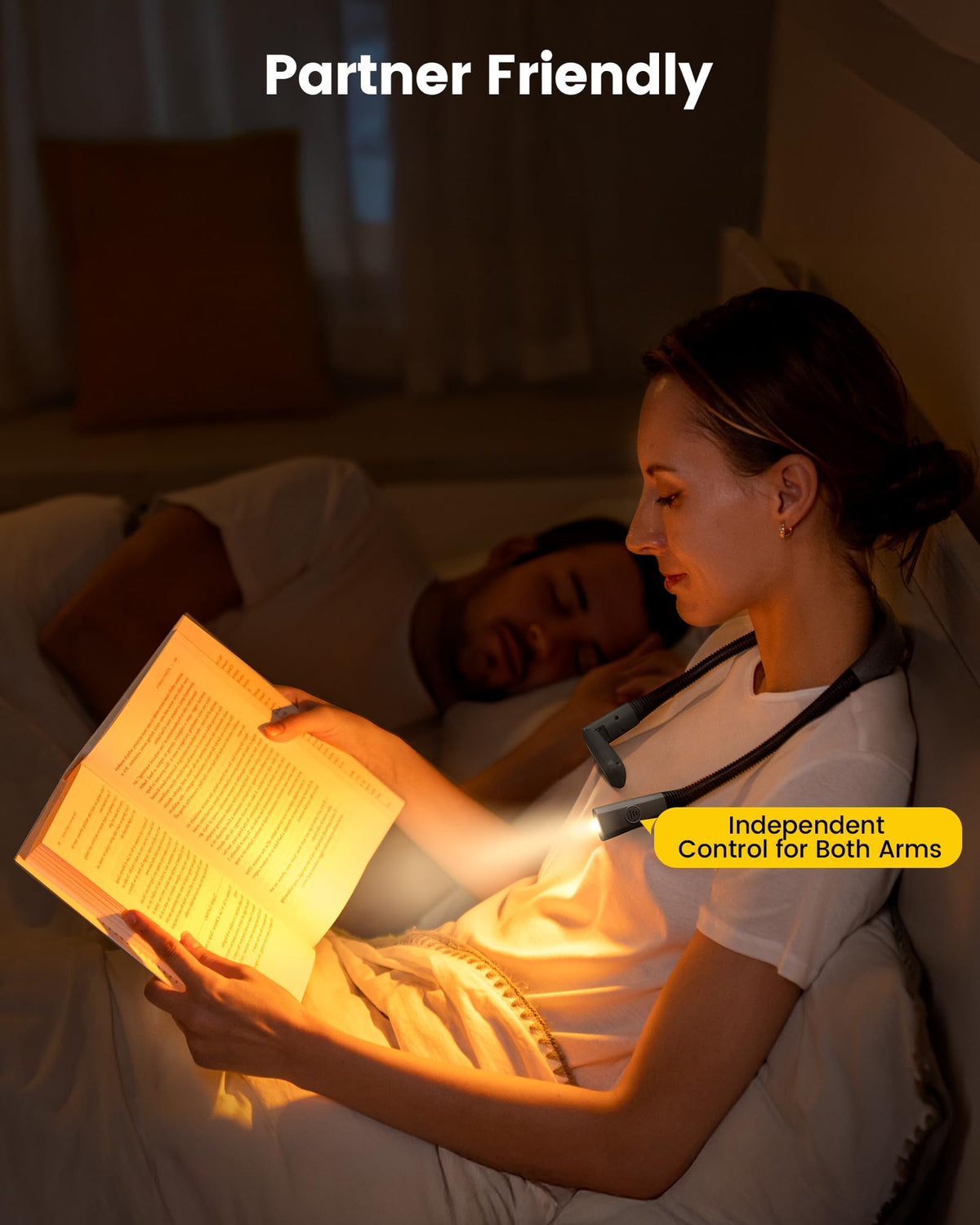 Glocusent Bendable Neck Light provides stepless brightness levels for precise control