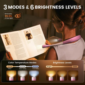 Glocusent neck light in hands free position ideal for crafts