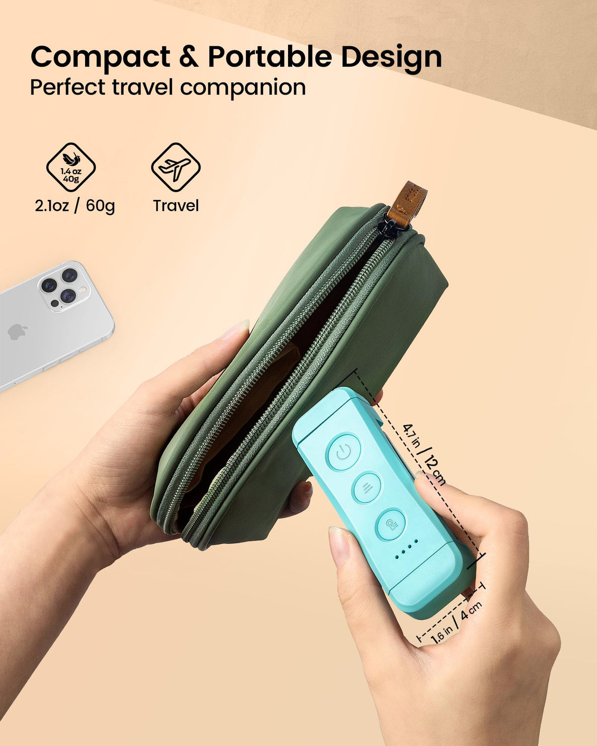 Glocusent included bookmark and manual for easy setup