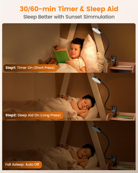 Glocusent long 78.7-inch cord simplifies placement.