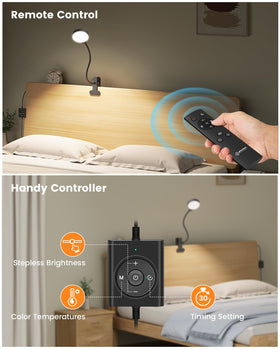 Glocusent headboard clip provides secure grip without damage during study sessions