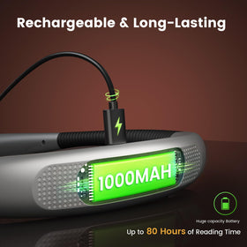 Glocusent 90-degree beam keeps your partner undisturbed while reading