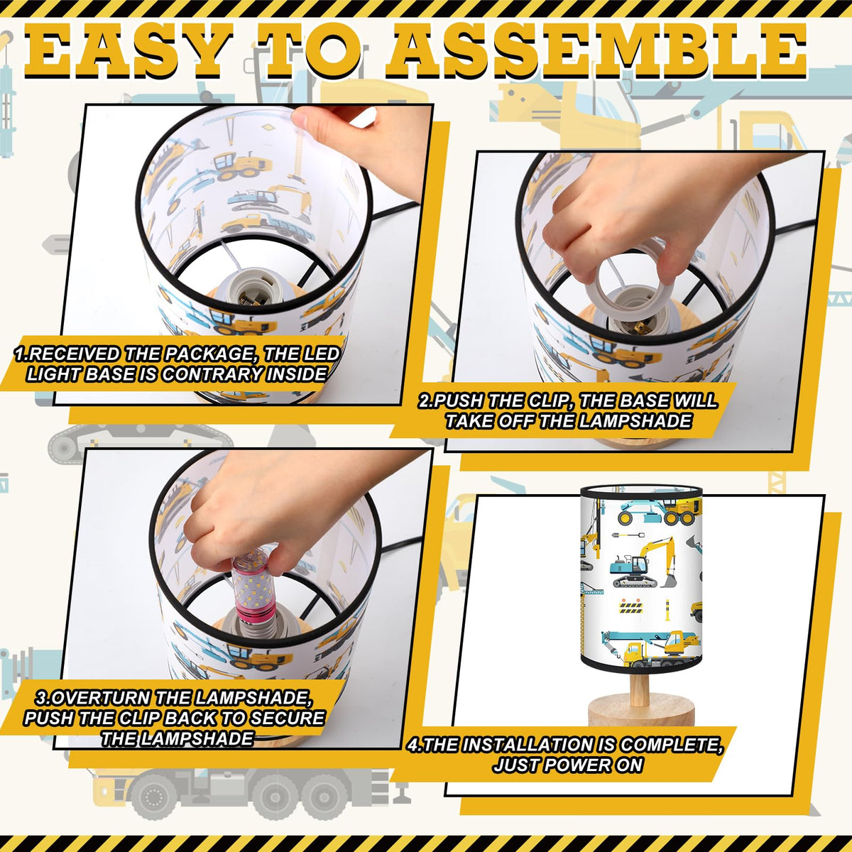 Glooglitter black shade lamp complements modern decor with subtle lighting.