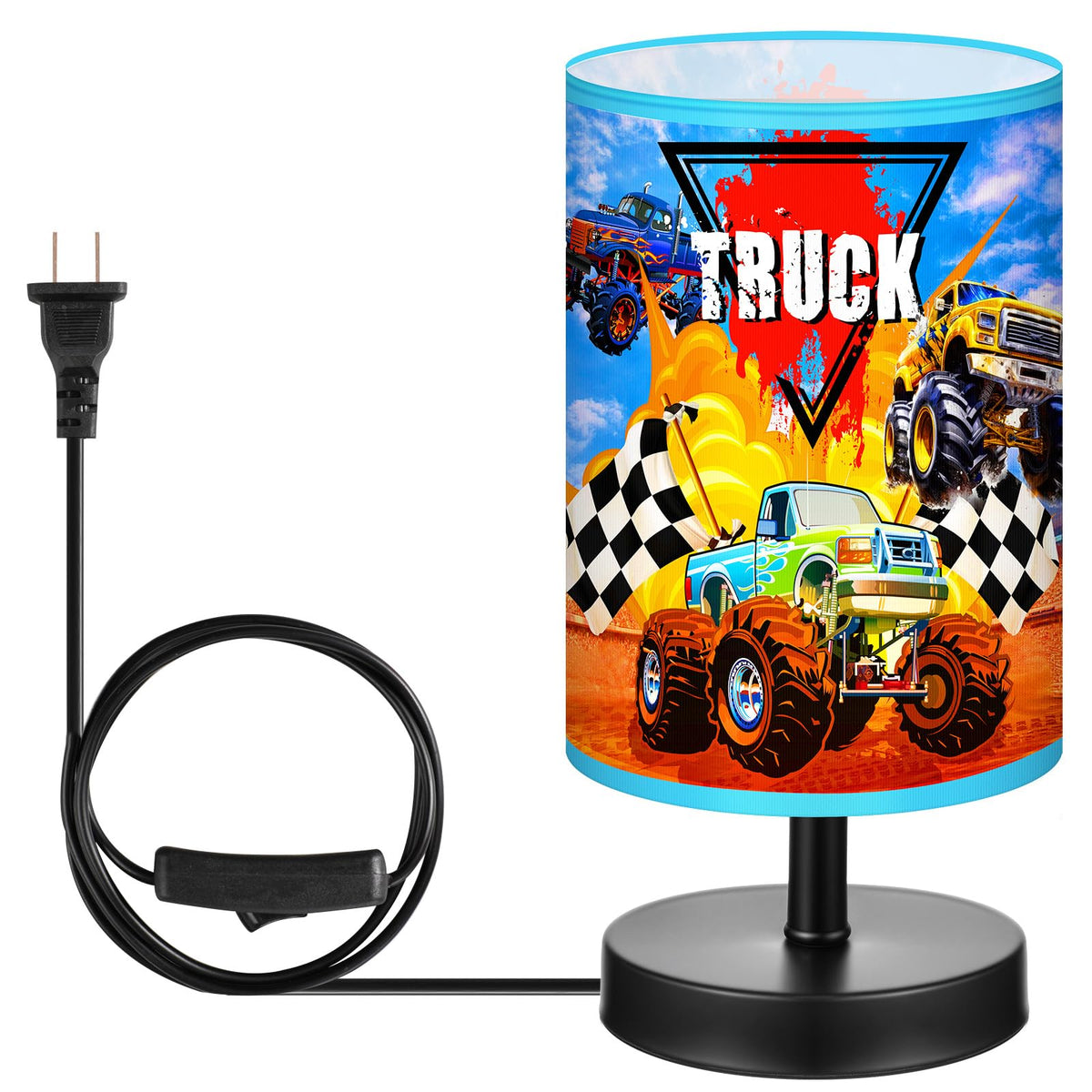 Glooglitter Monster Truck lamp open box ready to use