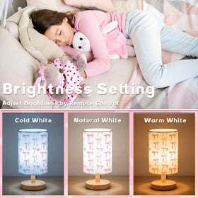 Glooglitter warm to cool light modes suitable for day and night routines.