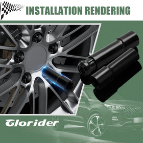 Glorider black electrophoretic coating adds uniform rust protection for outdoor projects.