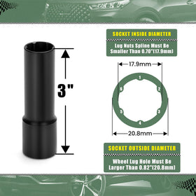 Glorider heavy-duty CR-V steel with black coating resists rust and corrosion.
