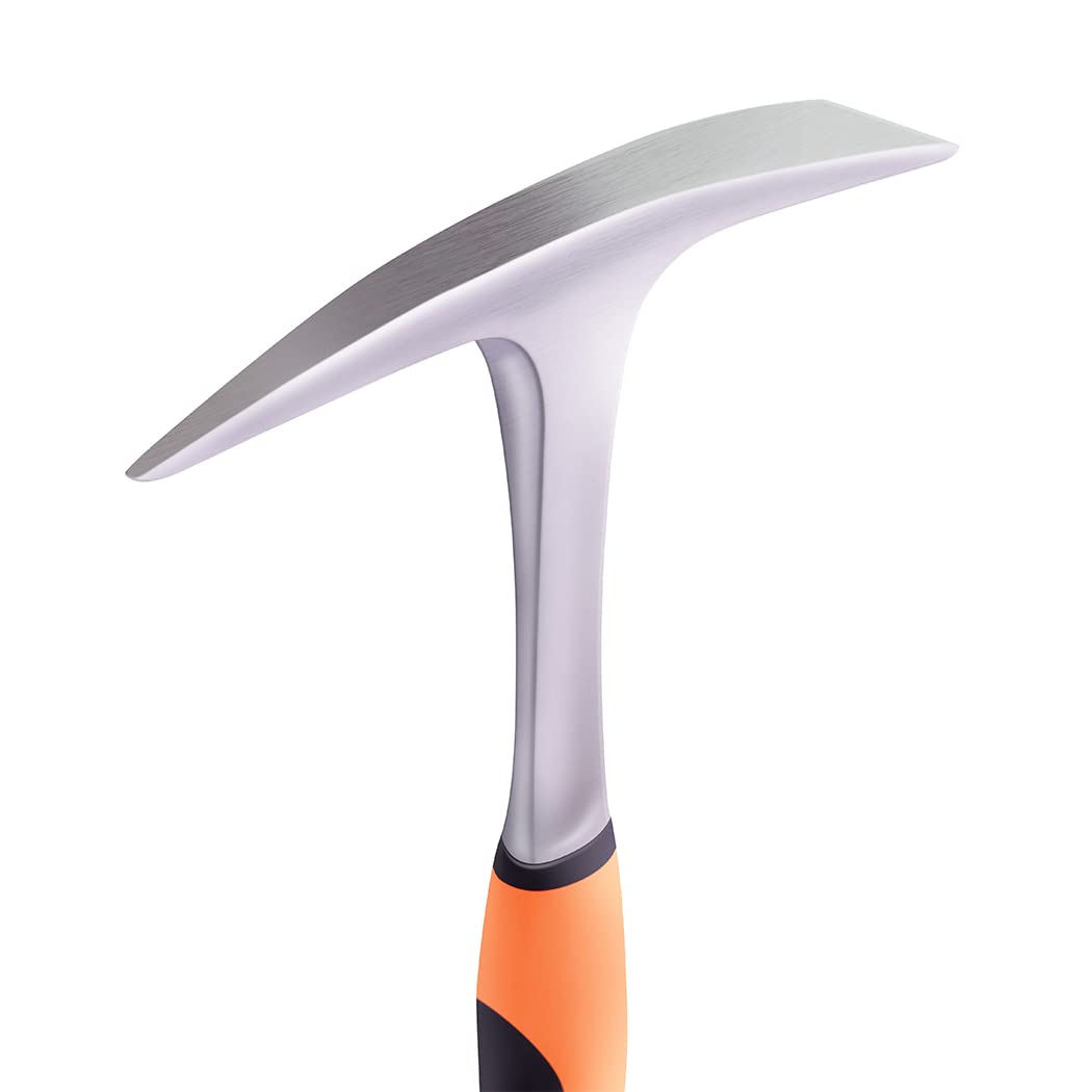 Glorousamc brick hammer with pointed tip enables precise rock breaking