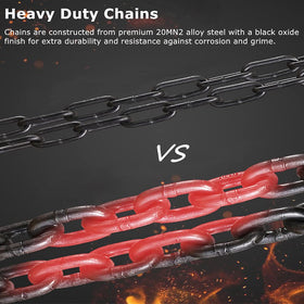 glorousamc chain detail on 20MN2 steel confirms sturdy, reliable chain performance.