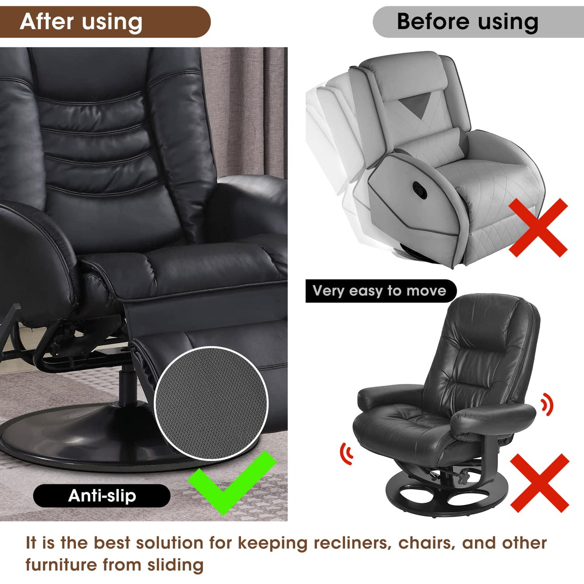 Glosaie recliner pad easy setup with simple orientation