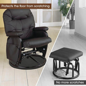 Glosaie recliner pad floor protection keeps furniture quiet and clean