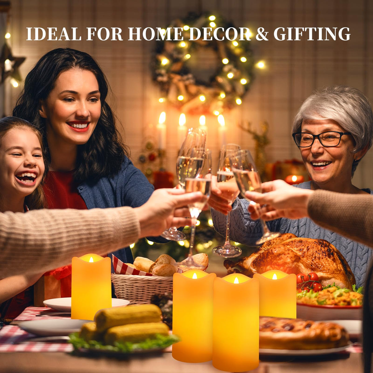 Glosola two-pack gift set: decorating multiple spaces with warmth.