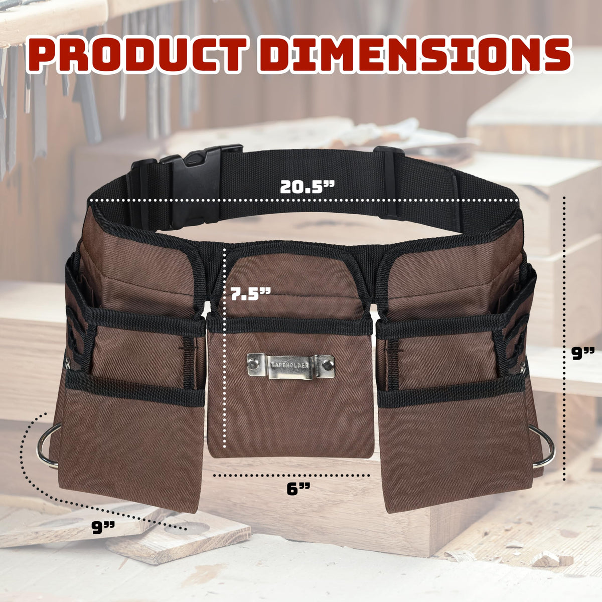 GlossyEnd poly web belt with quick release buckle for fast, secure adjustments.