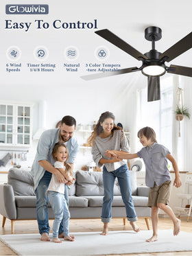 Glowivia quick, 30-minute installation with 5-inch and 8-inch downrods included