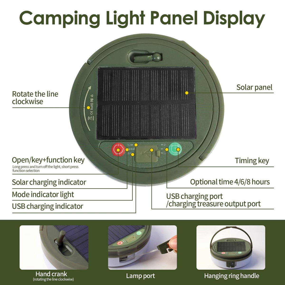 Glowmate 4 in 1 camp light features IP67 waterproof design for all-weather adventures.