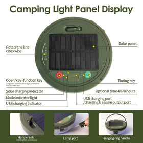 Glowmate 4 in 1 camp light features IP67 waterproof design for all-weather adventures.
