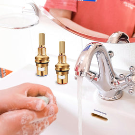 Gluckey brass set compatible with multiple faucet models for versatile replacement.