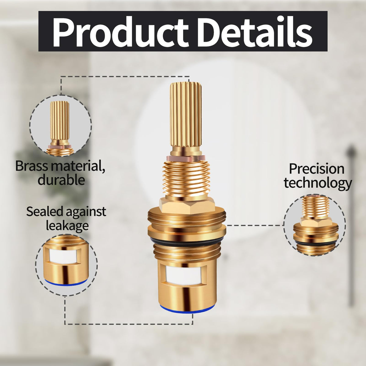 Gluckey valve-set includes installation tools for easy setup.