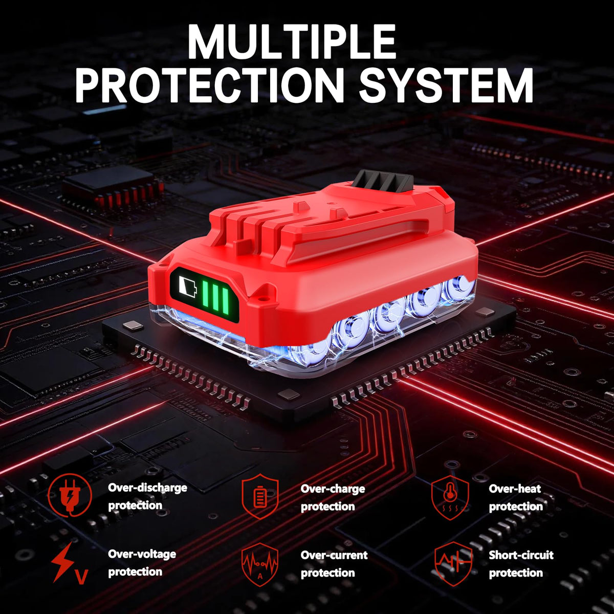 Gluozaiaou cmcb204 3.5Ah battery supports steady performance during projects