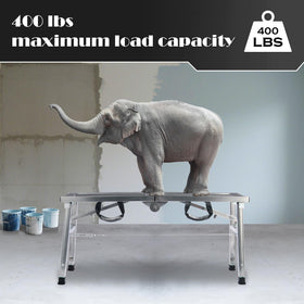 GMGSPT folding work platform 1mm steel construction for durability