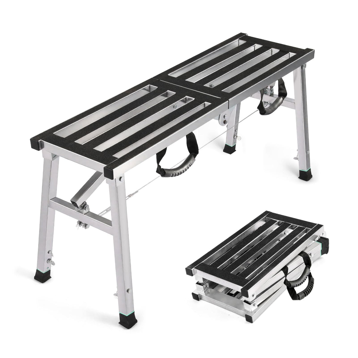 GMGSPT folding work platform folded compact for easy storage and transport
