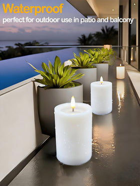 Gmnee battery powered candle delivers up to 350+ hours of light