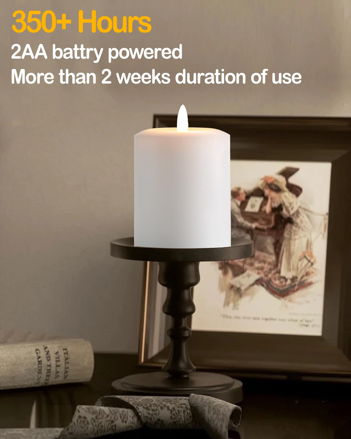 Gmnee brightness-control candles offer customizable mood lighting for gatherings.