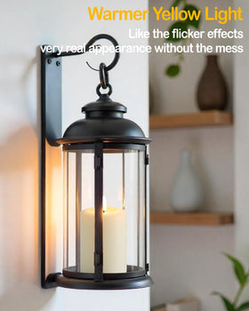 Gmnee three-pack ivory flameless candles for versatile centerpieces.