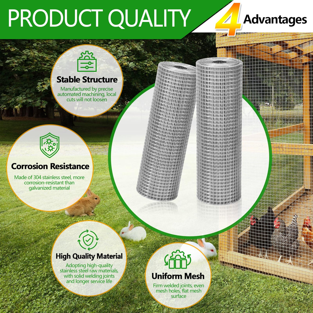 GMOTLSE garden-bed protection mesh keeps vegetables safe from pests.