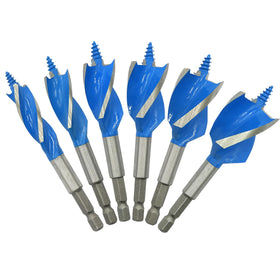 GMTOOLS auger drill bit set, one-half inch, quick-start self-feed for hardwood and softwood.