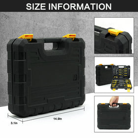 GMTOOLS sturdy tool case keeps bits secure and organized during work.