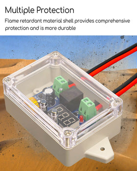GMURA voltage display shows real-time output voltage for monitoring.