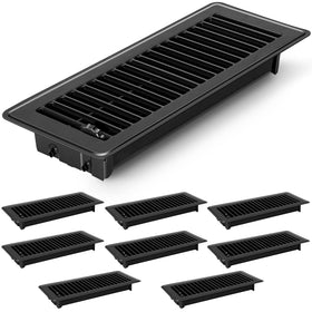 GMurnai black 4x12 floor vent cover for seamless room integration.