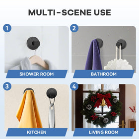 GMYOO no-drill-install keeps walls intact and clean