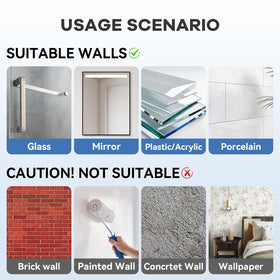 GMYOO stainless-steel hook resists rust in moisture-rich bathrooms