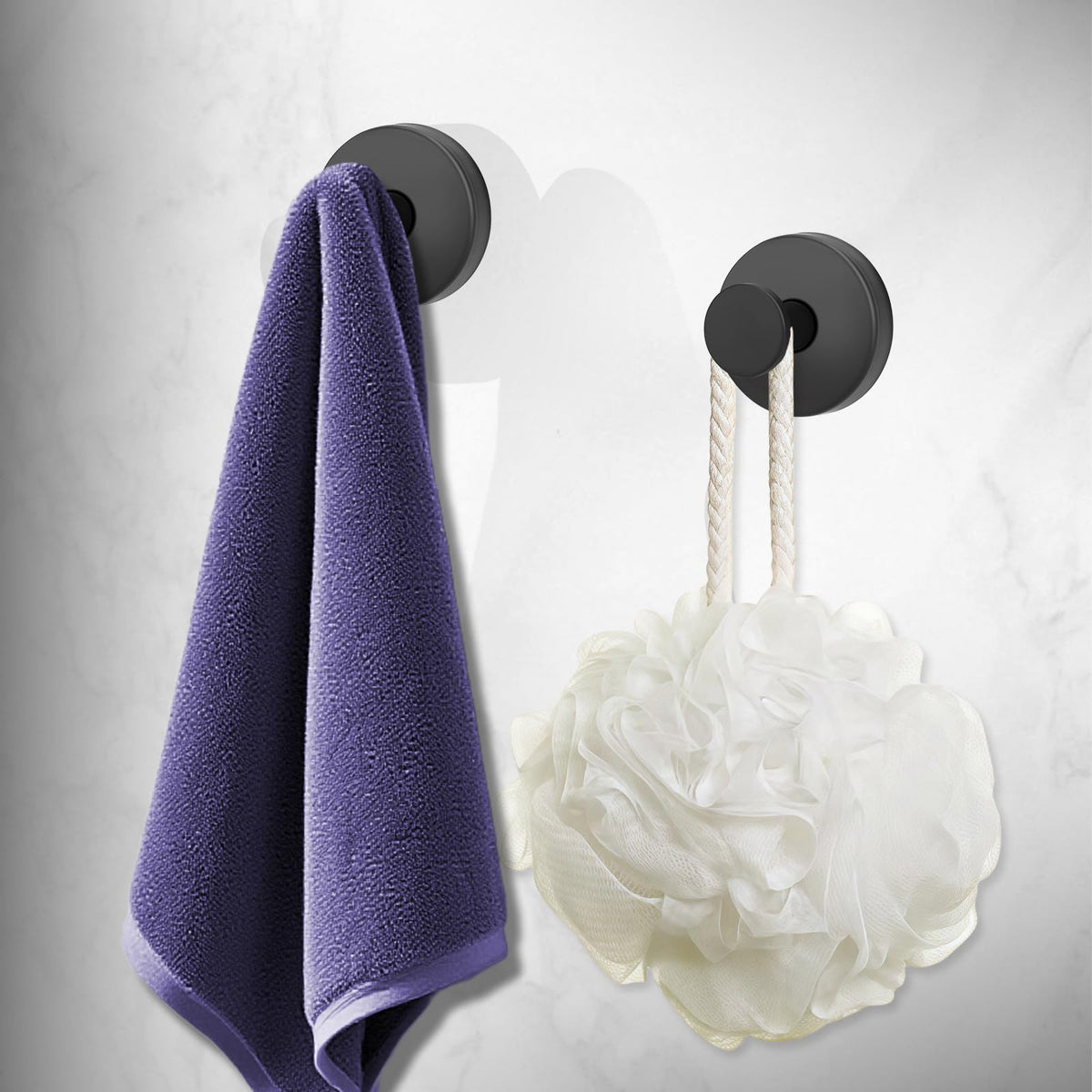 GMYOO suction cup hook towel-hanger keeps towels organized without drilling