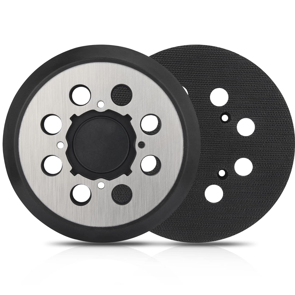 Gnellkoor 5-inch 8-hole sander pad improves dust collection and finish quality.
