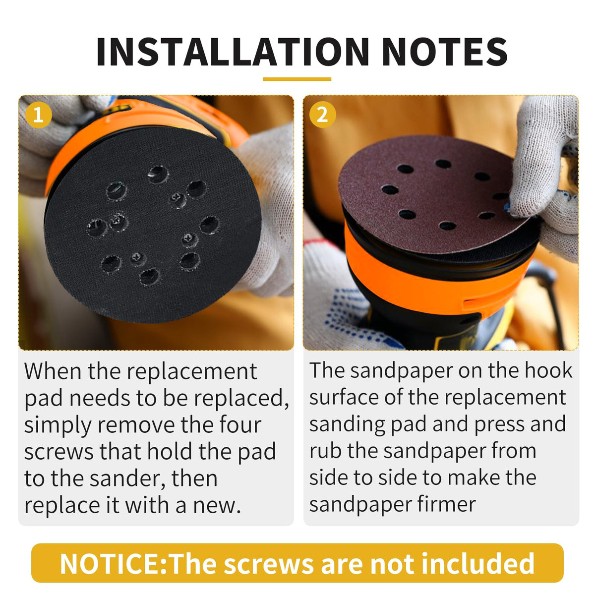 Gnellkoor center and screw-hole layout for secure mounting