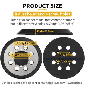 Gnellkoor hook-and-loop design keeps abrasive securely in place.