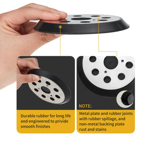 Gnellkoor high-density hook provides stronger abrasive grip for safer polishing.