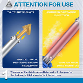 GNI four soldering tips provide versatile options for plastics and electronics.
