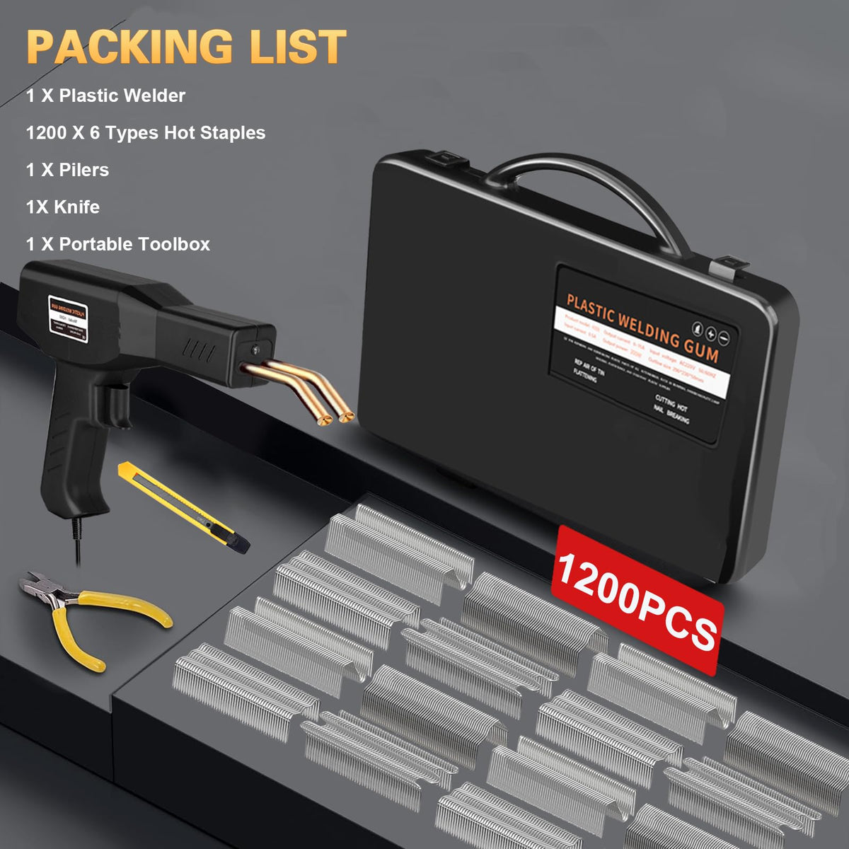 LED-lit operation in low light for precise welding.