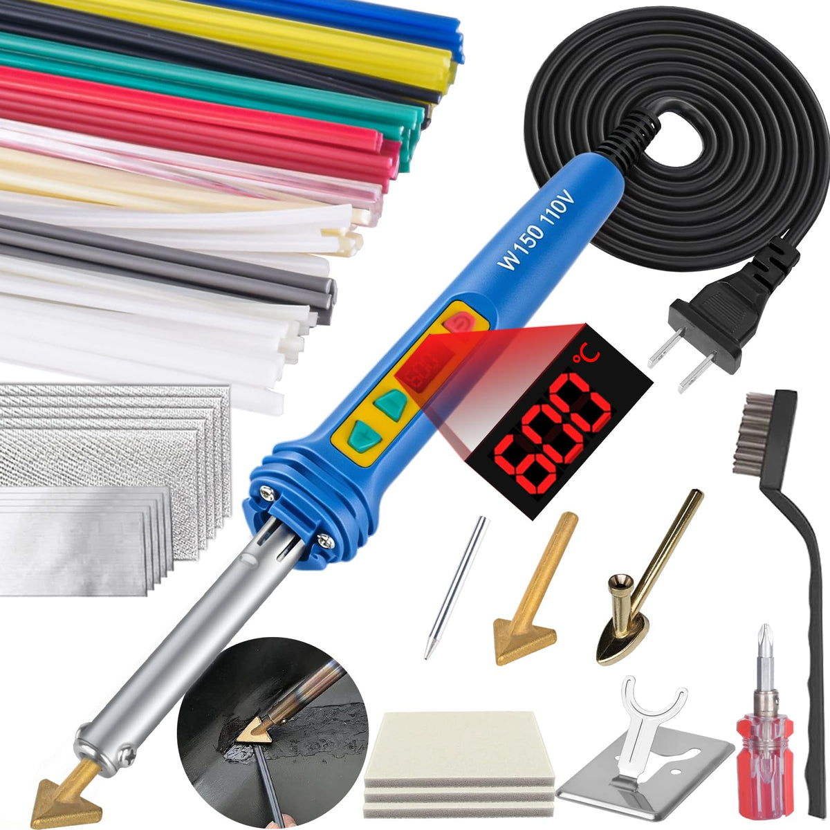 GNI upgraded 150W plastic welder body for quick, reliable bonding.