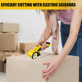 GNQRQ LED work light and battery indicator help monitor charge while cutting.